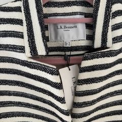 LK Bennet stripped blazer