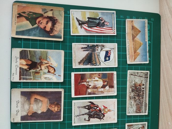 Vintage Mixed Cigarette Cards  Film Stars, History, and Culture
