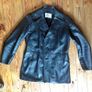 Genuine Leather Vintage peacoat jacket Image 4