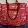 Brand New Pip Studio Designer Pink/Red Patterned Handbag Image 7