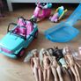 Barbie toys swimming pool car dolls etc 20e for the lot Image 3