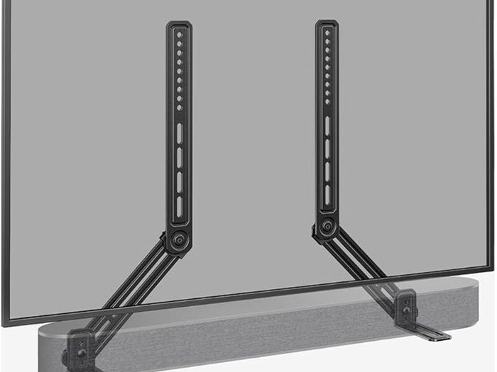 Perlegear full motion TV Wall + Sound bar Bracket for 26-65 inch TVs