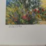 Limited edition lithograph Chemin de village by Marcel Belvisi 226/390 Image 2