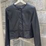 Genuine Soft Special Leather Ladies Jacket, Size 40 Image 2