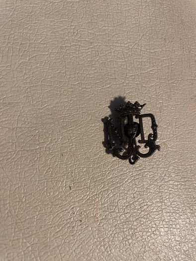 Vintage N de D Crown Brooch