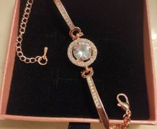 Brand New rosegold diamante bracelet