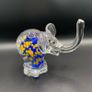 Vintage Murano Style Art Glass Elephant Paperweight Image 3
