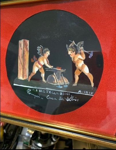 Small painting by Antonio Caso