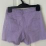 Girls Purple Denim Shorts Age 9-10 Image 2