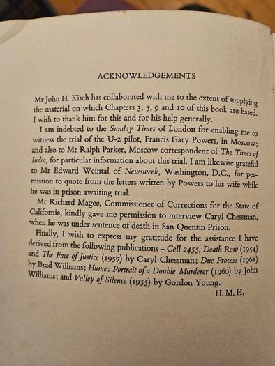 An International Casebook Of Crime. By H Montgomery Hyde With John H. Kisch. First Edition Hardback With Dustjacket In Good Condition.  See Photos For Same.