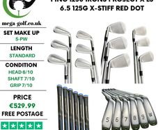 Ping i230 Irons / 5-Pw / Project X Ls 6.5 125g X-Stiff / Red Dot
