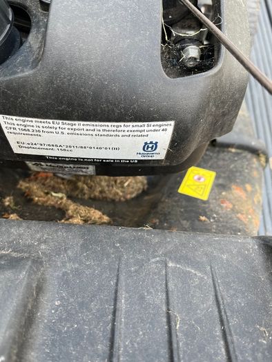 Petrol lawnmower