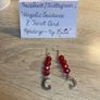 Handmade Glass And Crystal Earrings Image 2