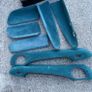 1993 Honda Prelude genuine original blue teal interior Image 6