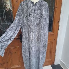 Long COS grandfather style shirt dress
