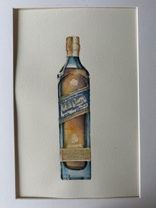 Watercolour - Johnny Walker Whiskey