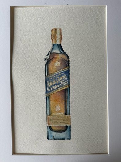 Watercolour - Johnny Walker Whiskey