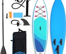 Inflatable Stand Up Paddle Board 6 Inch Thick With Lightweight Paddle For Youth And Adult 200KG Standing SUP 305/310/320x80x15CM (FREE SHIPPING)