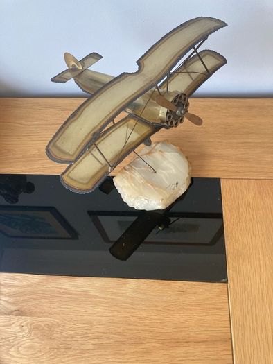 Vintage Airplane Sculpture