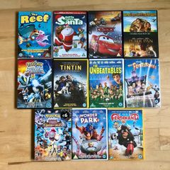 12 kids dvds
