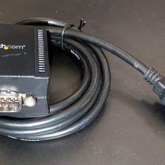 6ft 1.8m 1 Port FTDI USB to Serial RS232 Adapter Cable with COM Retention USB to RS232 Adapter TAA