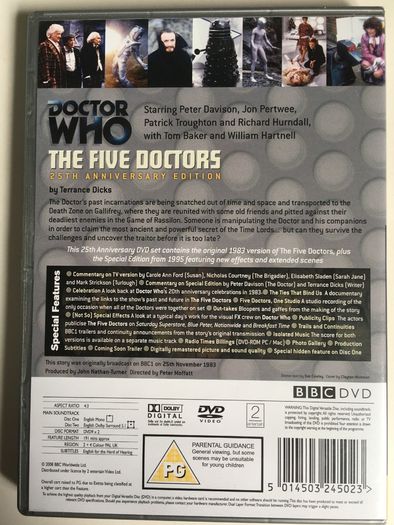 Doctor Who [1983] Peter Davidson - The Five Doctors [DVD TV Boxsets]
