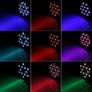 36 LED Stage Lights RGB Par Can Flat DMX512 DJ Disco Bar Uplighter Lighting RC Image 4