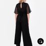 Bnwt Next Black chiffon Jumpsuit Image 5