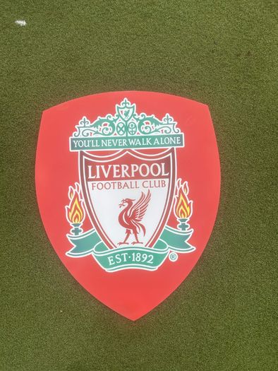 Large Plastic Football Club Badge Wall Signs