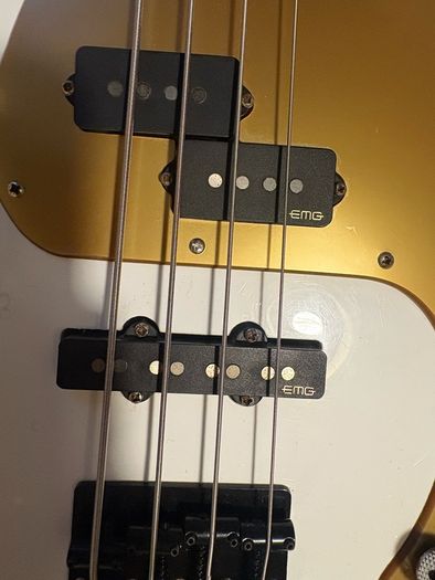 Squier Precision Jazz (PJ) Bass Upgraded EMG Pickups