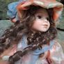 Large Vintage Porcelain Doll Vintage Image 5