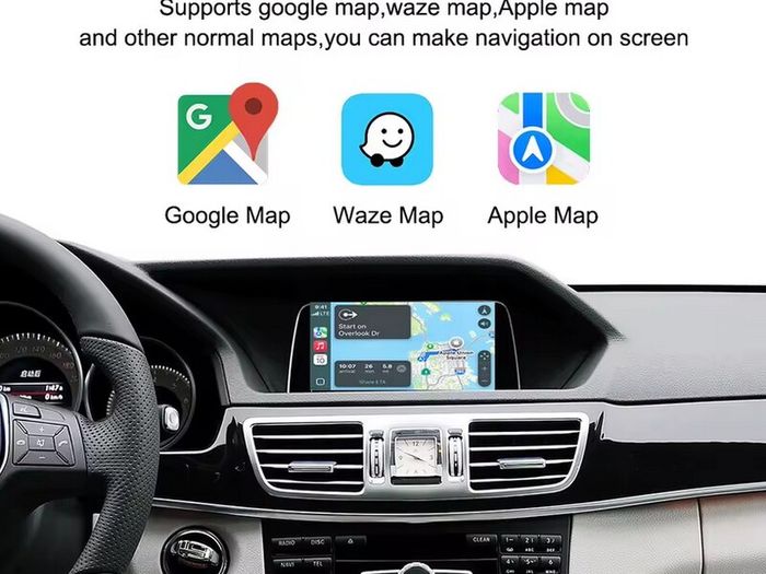 Bonroad Carplay Android Auto Interface For Mercedes Benz A B C M E Class GLA CLA GLK SLK CLS GL W204 W176 W246 NTG 4.5 Airplay