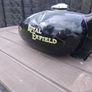 old royal Enfield fuell tank Image 6
