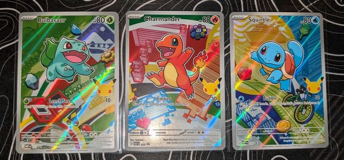 Pokemon First Partner Kanto Starters