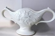 Set of 2 Vintage English Art Deco Mantle Vases Spode and Sadler