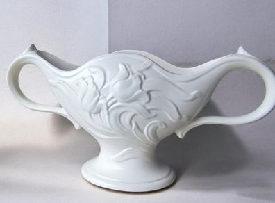 Set of 2 Vintage English Art Deco Mantle Vases Spode and Sadler