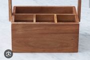 storage wooden caddy
