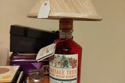 Handcrafted Sausage Tree Irish Vodka Bottle Lamp - Unique Home Decor