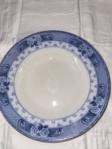 Flow Blue Soup Bowls