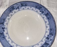 Flow Blue Soup Bowls