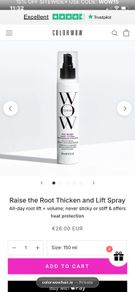 New COLORWOW Raise The Root Thicken & Lift Spray