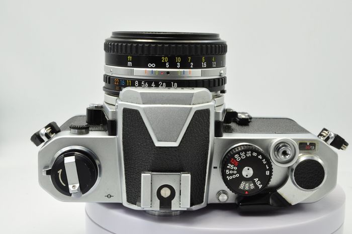 Nikon Fm Chrome + 50mm pancake F1.8 , Cla'd- Recent Full Service