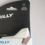 Hilly Unisex Running Socks Lightweight Anklet White & Grey Lite Zero Cushioning Size UK3-5.5 CAN POST Image 6