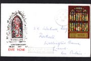 1969 Ireland Contemporary Irish Art Stained Glass Church Window by Evie Hone Commemorative Stamp First Day Cover (FDC)
