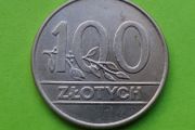 Poland 1990 year 100 zlotyh