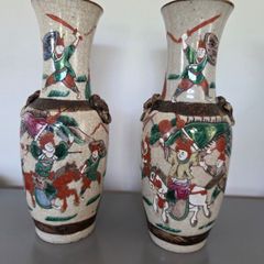 Chinese Cracle Glaze Vases