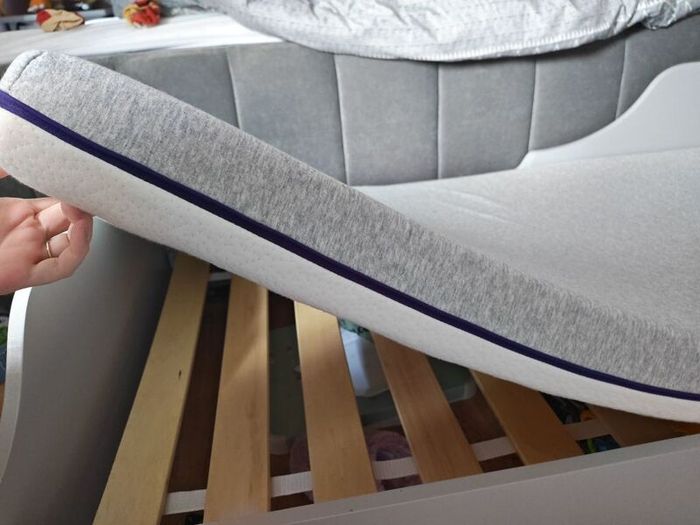 Nested toddler bed with mattress