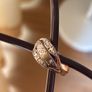 14K Gold Ring with Diamonds Image 2