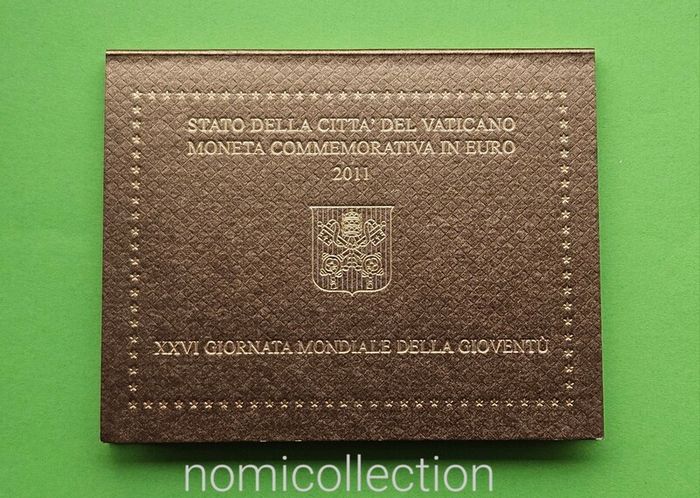 Vatican City 2011 year Brilliant Uncirculated Commemorative 2 Euro coin.