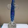 Blue Art Glass Seahorse Ornament Image 4